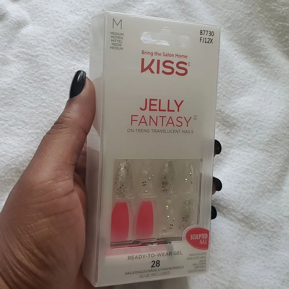 💋 Kiss 💋  Press On Nails Jelly Fantasy - Picture 7 of 8